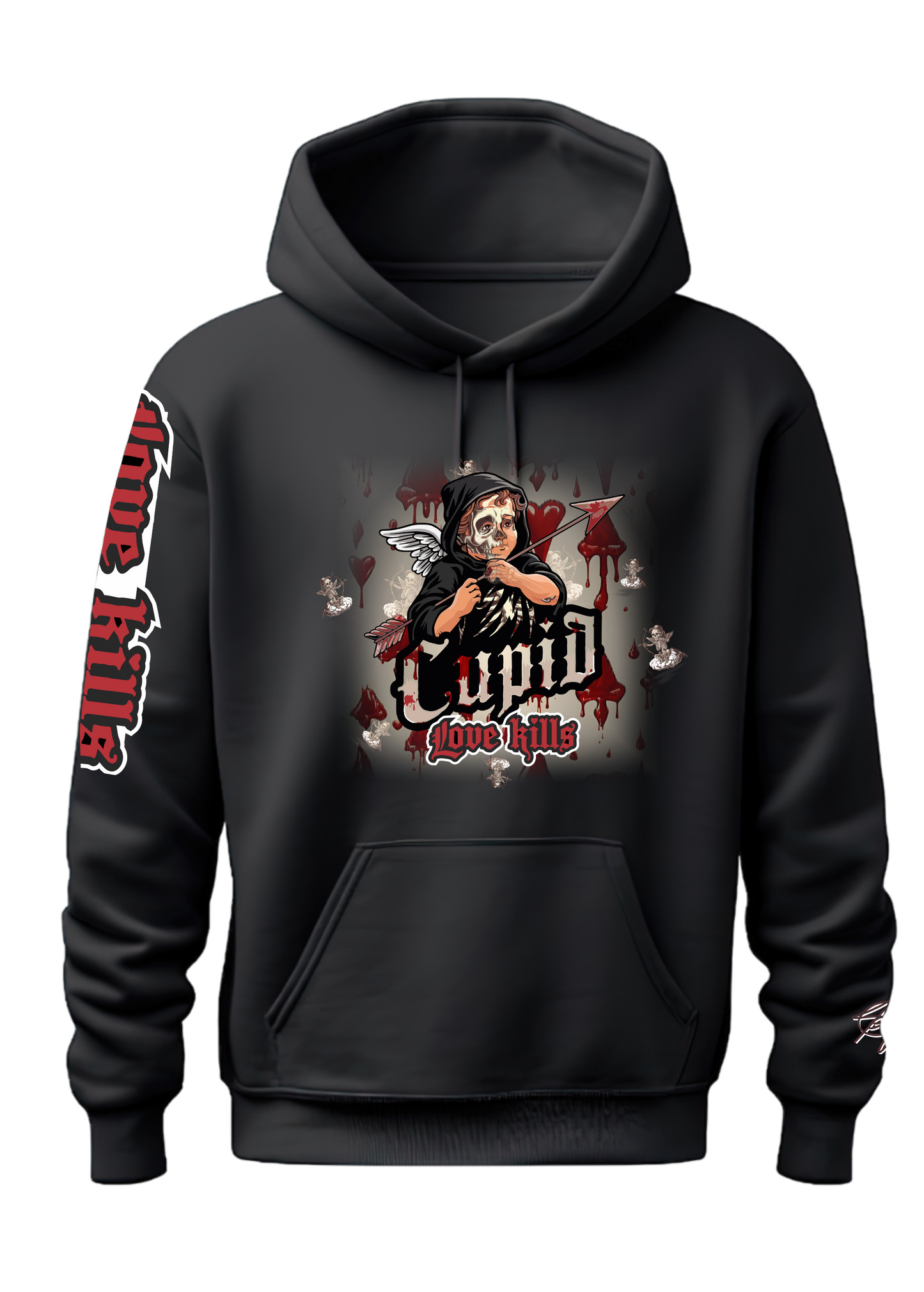 Cupid Love Kills Hoodie